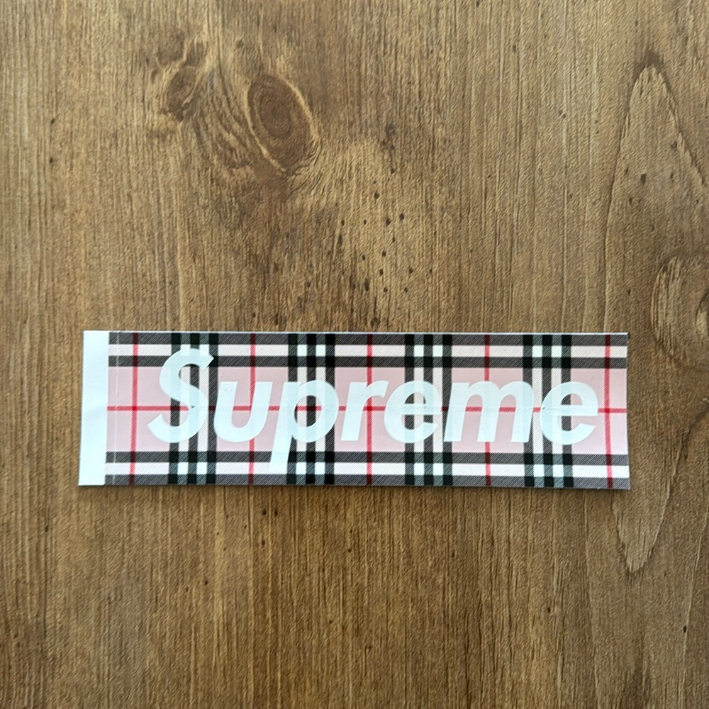 Burberry Supreme Sticker